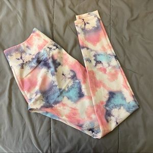 Onzie Summer Tie Dye Pastel Yoga Leggings - S/M
